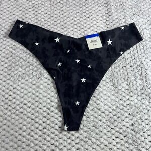 Jenni Intimates Women's Size XL Starry‎ Tie Dye Thong Panty Core Panty NWT